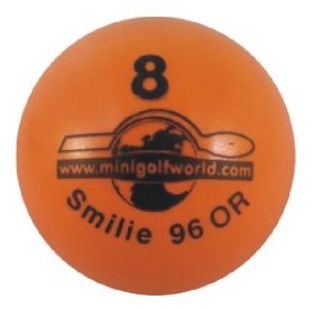 Smilie 8 orange, hurtig bold